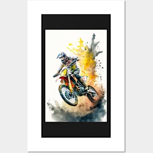 Dirt Bike Anime Style Posters and Art